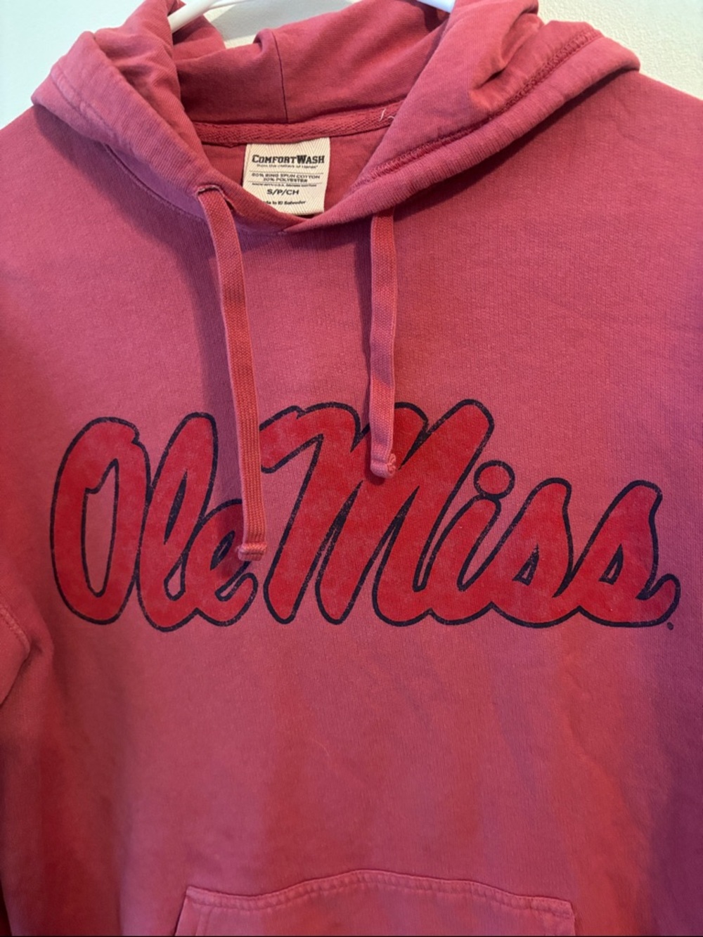 Champion Red Ole Miss Pullover Hoodie - Picture 2 of 4